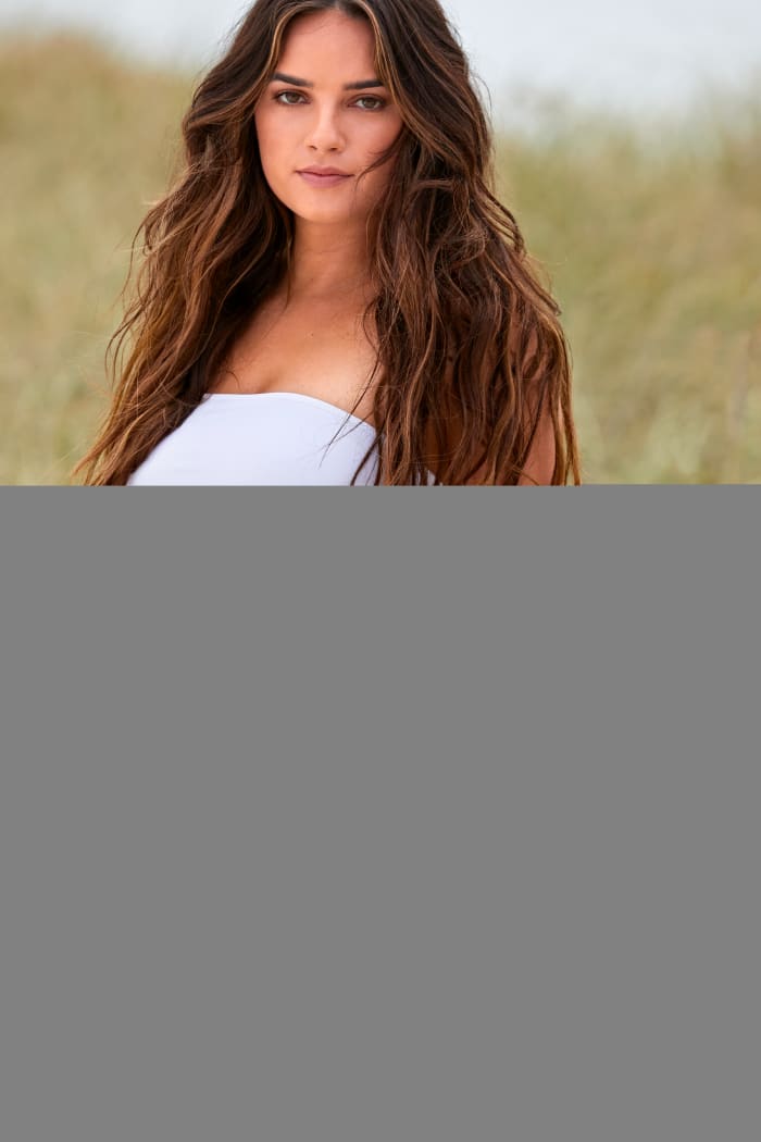 Natalie Mariduena was shot by James Macari in Hollywood, FL.